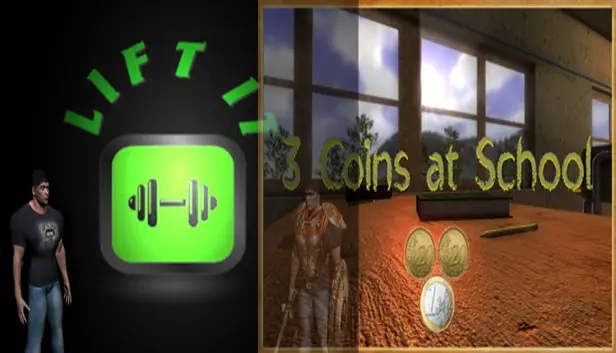 Lift It & 3 Coins At School