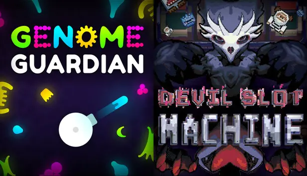 𧬠Genome Guardian Γ Devil Slot Machine π°: Defense Roguelikes
