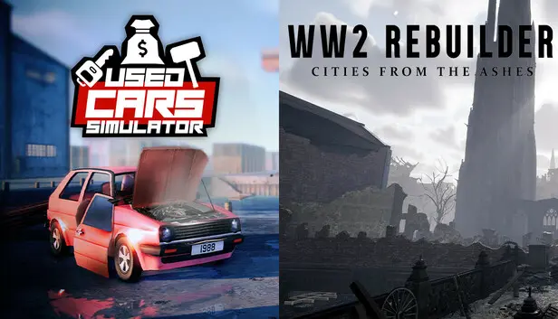 Used Cars Simulator and WW2 Rebuilder