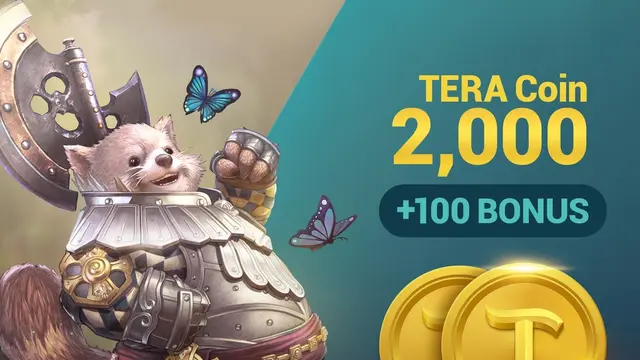 TERA Coin 2,000 (+100 Bonus) (PS4)