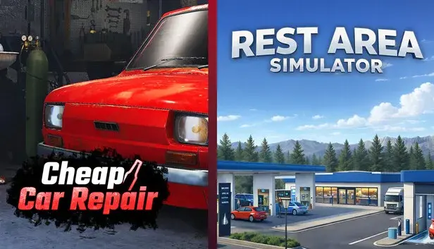 Cheap Car Repair x Rest Area Simulator