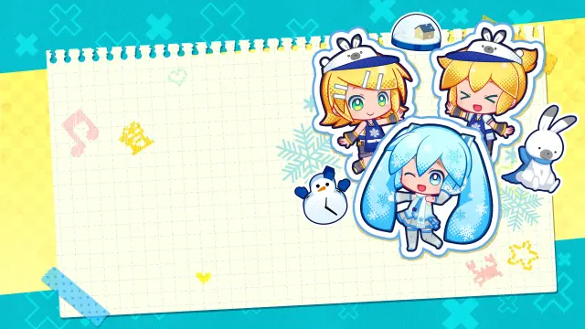 Hatsune Miku Logic Paint S+ SNOW MIKU Sky Town - PS4 & PS5