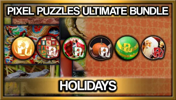 Pixel Puzzles Ultimate Jigsaw Bundle: Holiday
