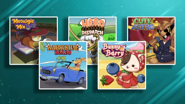 Barkside Roads + Bunny Pit Berry + Cute Astro + Herd Dispatch + Meowgic Mix (Bundle) - Xbox One & Series