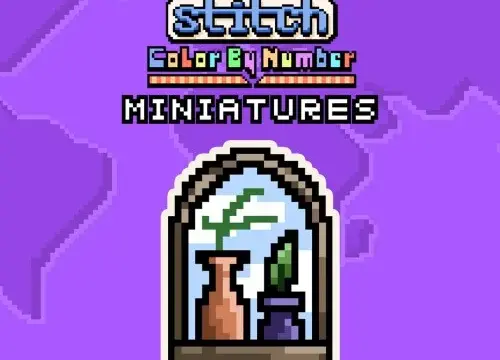 Pixel Cross Stitch Color by Number: Miniatures - Switch