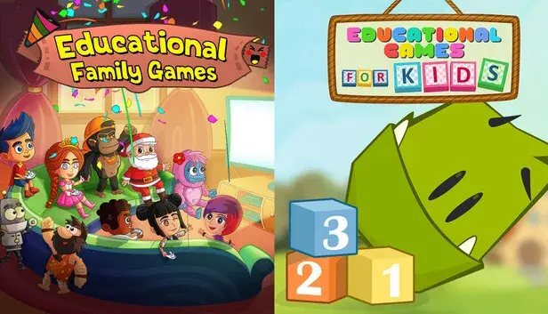 Educational Games Duo — Solo & Local Play