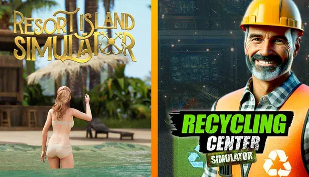 Resort Island x Recycling Center Simulator