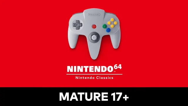 Nintendo 64 – Nintendo Classics: MATURE 17+ - Switch