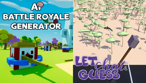Interactive Streamer Game Bundle (AI Battle Royale Generator + Let Chat Guess)