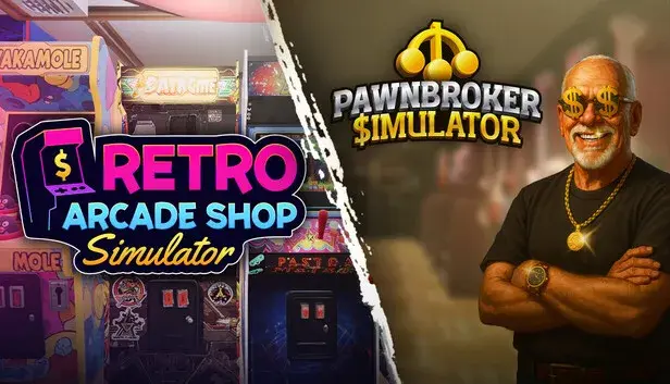 Retro Arcade Shop Simulator x Pawnbroker SImulator