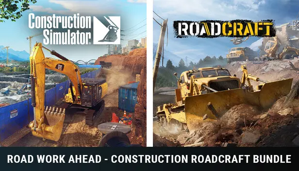 Road Work Ahead - Construction Simulator x RoadCraft Bundle
