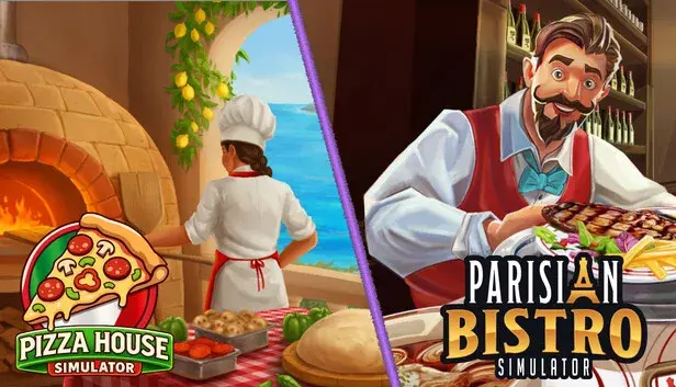 Parisian Bistro Simulator & Pizza House Simulator π