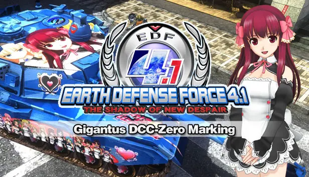 EARTH DEFENSE FORCE 4.1 - Air Raider Weapons: Gigantus DCC-Zero Marking