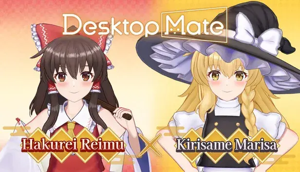 Desktop Mate Hakurei Reimu & Kirisame Marisa DLC Bundle
