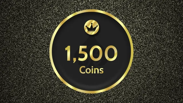 1500 Black Spades Coins - Xbox One