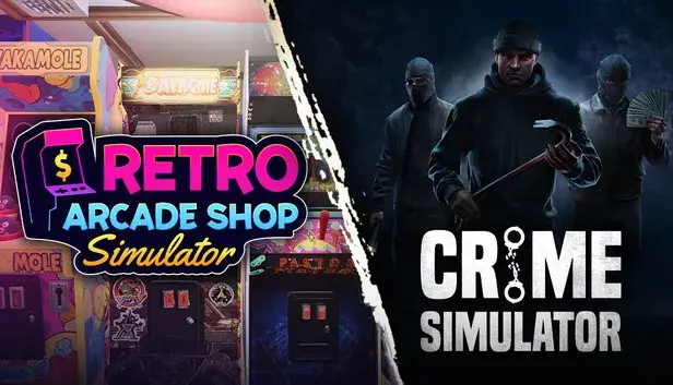 Retro Arcade Shop Simulator x Crime Simulator
