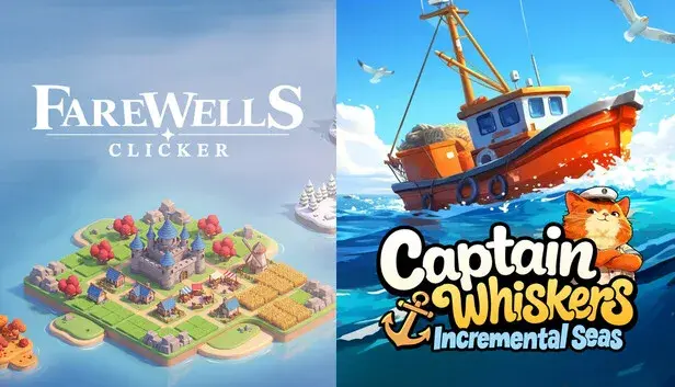 ⚓️Captain Whiskers: Incremental Seas + Farewells Clicker🏠