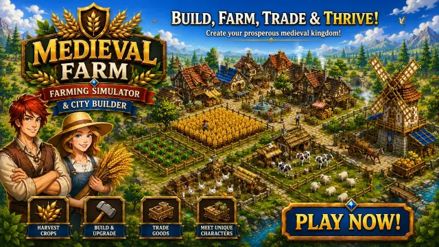 Medieval Farm - Farming Simulator and City Builder - Xbox One