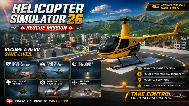 Helicopter Simulator 26 - Rescue Mission - Xbox One