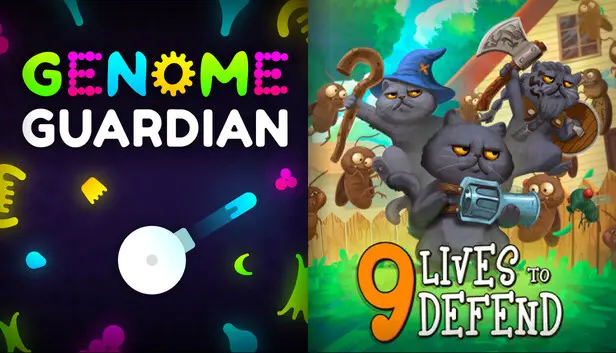 Roguelike Bullet Hell Shooters: π¬ Genome Guardian Γ 9 Lives to Defend π±