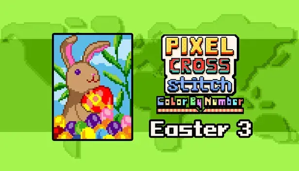 Pixel Cross Stitch - Easter Pack 3