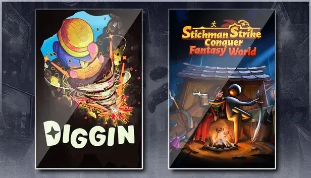 Diggin & Stickman Strikes: Conquer Fantasy World