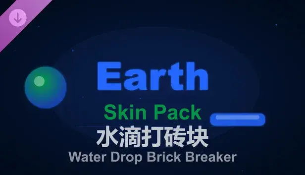 Water Drop Brick Breaker - Earth Skin Pack