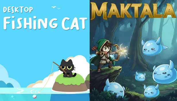 Maktala: Slime Lootfest X Desktop Fishing Cat