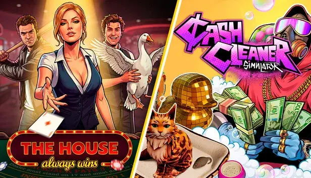 The House Always Wins x Cash Cleaner Simulator