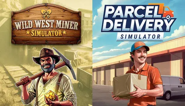 Wild West Miner Simulator & Parcel Delivery Simulator