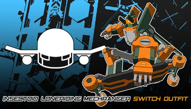 Lethal League Blaze - Insectoid Loneriding Mechranger outfit for Switch