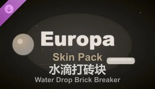 Water Drop Brick Breaker - Europa Skin Pack