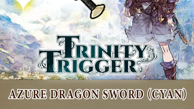 Trinity Trigger - Azure Dragon Sword (Cyan) - PS4 & PS5