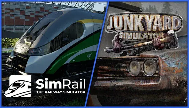 SimRail and Junkyard Simulator