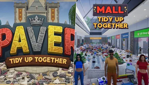 Paver Tidy Up Together - Mall Tidy Up Together