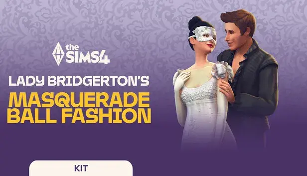 The Sims 4 Lady Bridgerton’s Masquerade Ball Fashion Kit