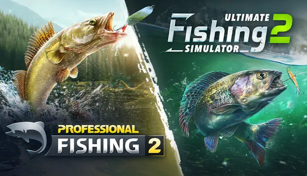 Professional Fishing 2 x Ultimate Fishing Simulator 2