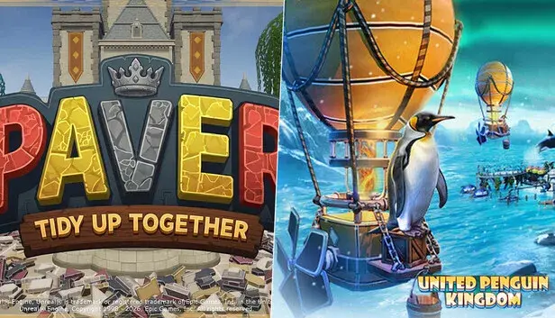 Paver Tidy Up Together - United Penguin Kingdom