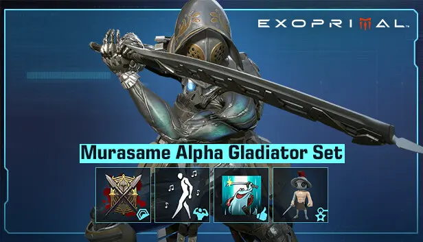 Exoprimal - Murasame Alpha Gladiator Set
