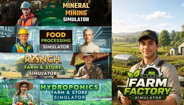 Farm Factory x Mineral Mining x Food Processing x Ranch Farm x Hydroponics