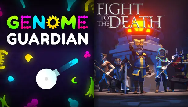 Shoot 'n' Slice Roguelikes: 🧬 Genome Guardian × Fight To The Death â˜
