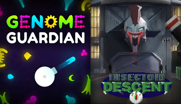 🧬 Genome Guardian × Insectoid Descent 🪰: Slimey Swarm Shooters