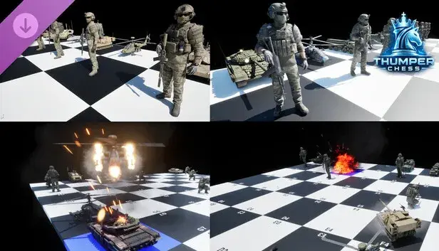 Thumper Chess - Military Content