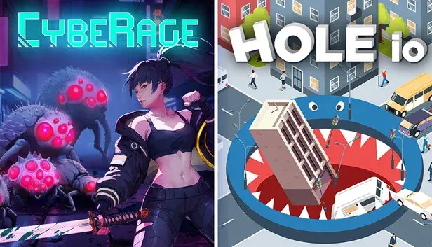 CybeRage + Hole io