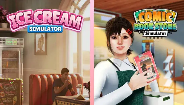 ice Cream in Comic Book Store