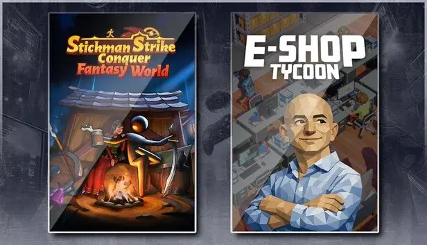 Stickman Strikes: Conquer Fantasy World & E-Shop Tycoon