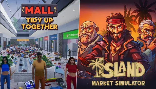 Mall Tidy Up Together - Island Market Simulator