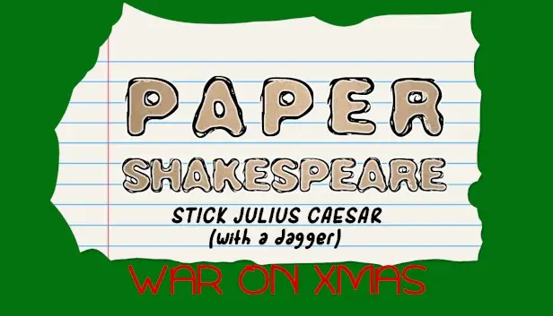 Paper Shakespeare: Stick Julius Caesar: War on Xmas