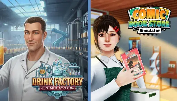 Drink Factory x Comic Book Store Simulator