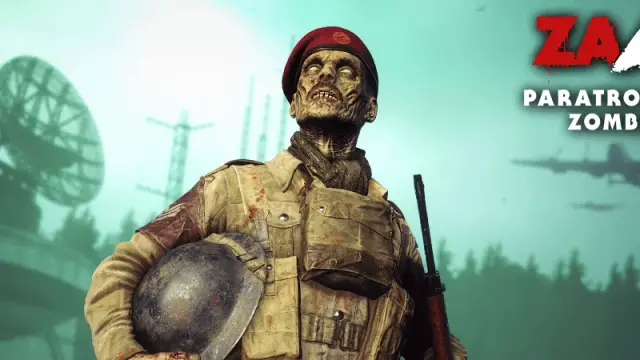 Paratrooper Zombie Character